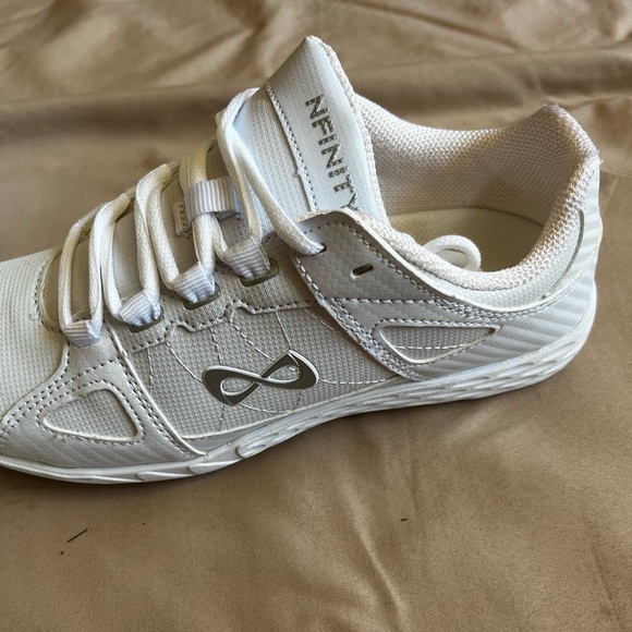 NFINITY Women’s White Cheerleading Sneakers - Picture 2 of 5